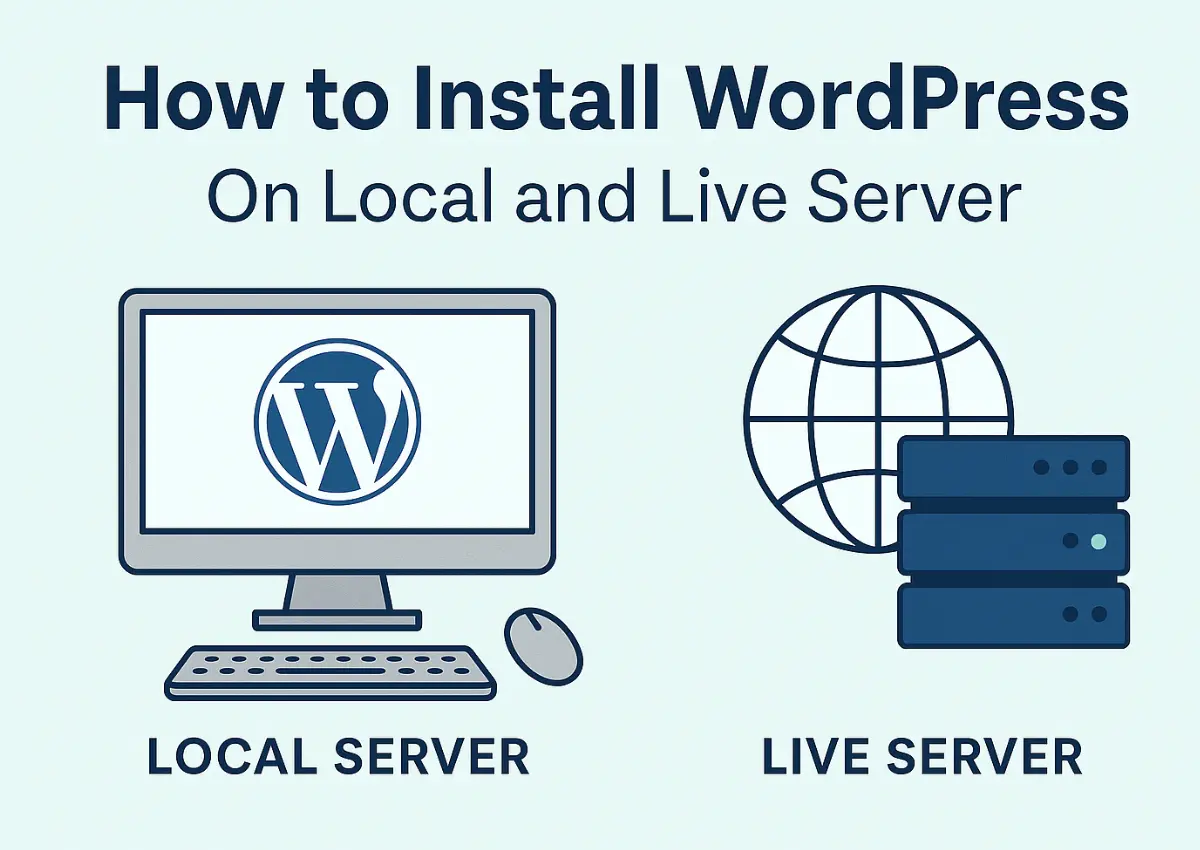 How to Install WordPress On Local and Live Server.